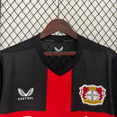 Camisa Bayer Leverkusen I 23/24 - Torcedor Castore - Preta