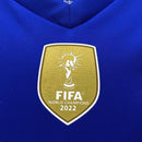 Camisa Seleção Argentina II 24/25 - Torcedor Adidas - Azul + Patch Campeão