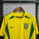 Retrô Camisa Seleção Brasileira I 2002 - Torcedor Nike - Amarela