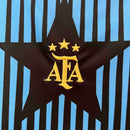 Camisa Seleção Argentina Pré Jogo 24/25 - Torcedor Adidas - Preta e Azul