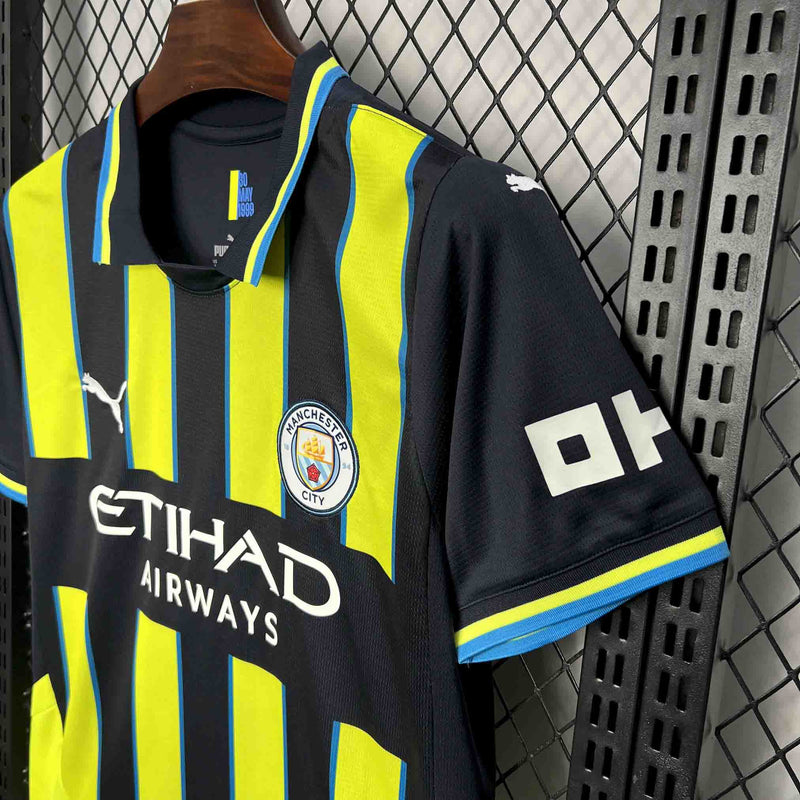 Camisa Manchester City II 24/25 - Torcedor Puma - Amarela e Preto