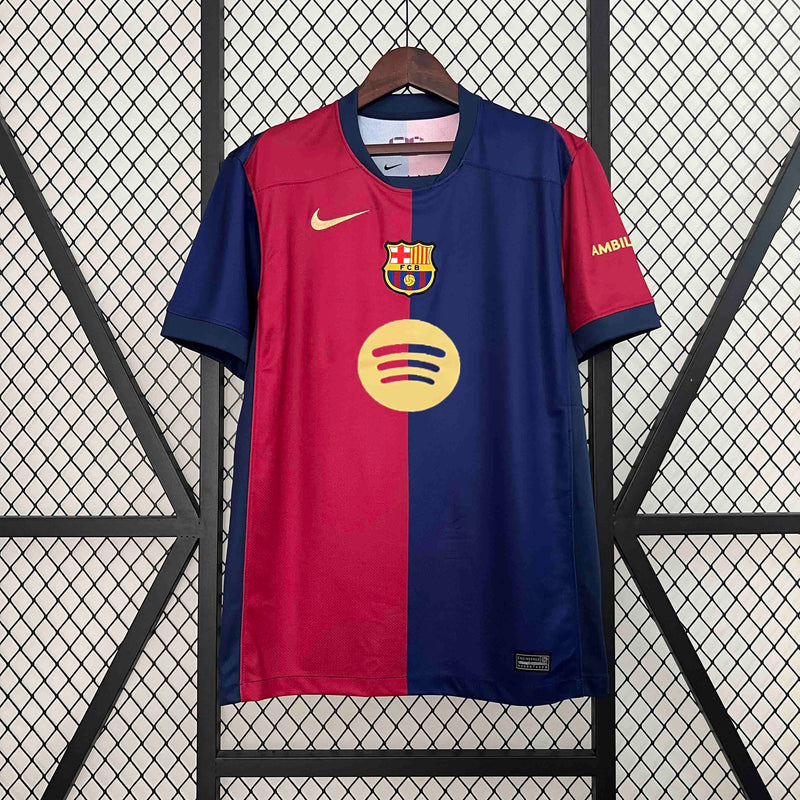 Camisa Barcelona I 24/25 - Torcedor Nike - Azul e Grená