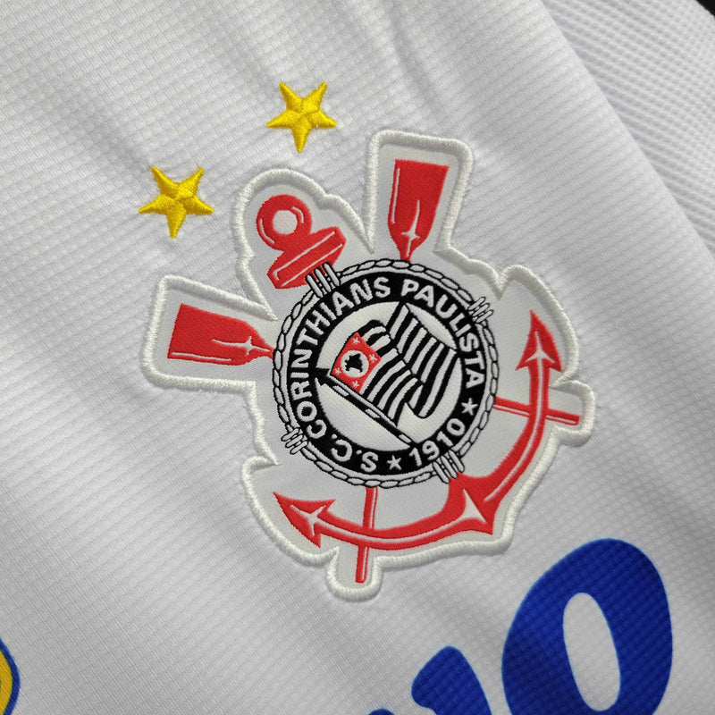 Retrô Camisa Corinthians 99/00 - Torcedor Topper - Branca