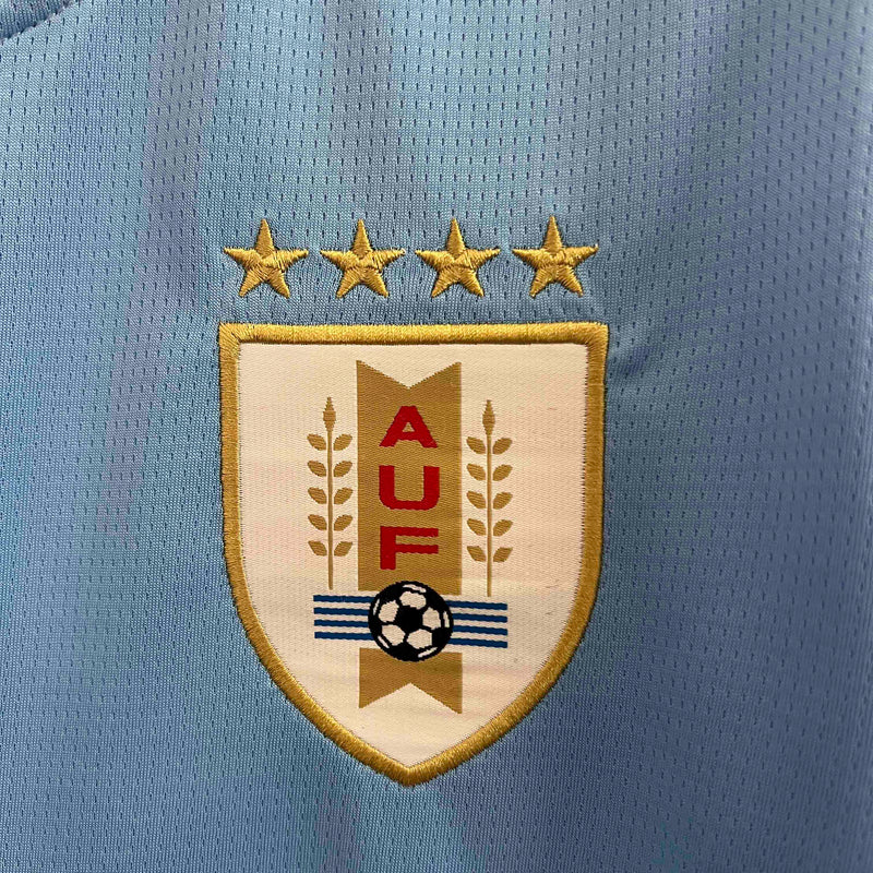 Camisa Seleção Uruguai I 24/25 - Torcedor Nike - Azul