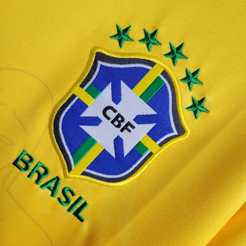 Camisa Seleção Brasileira Cristo Redentor - Edição Especial Nike - Amarela