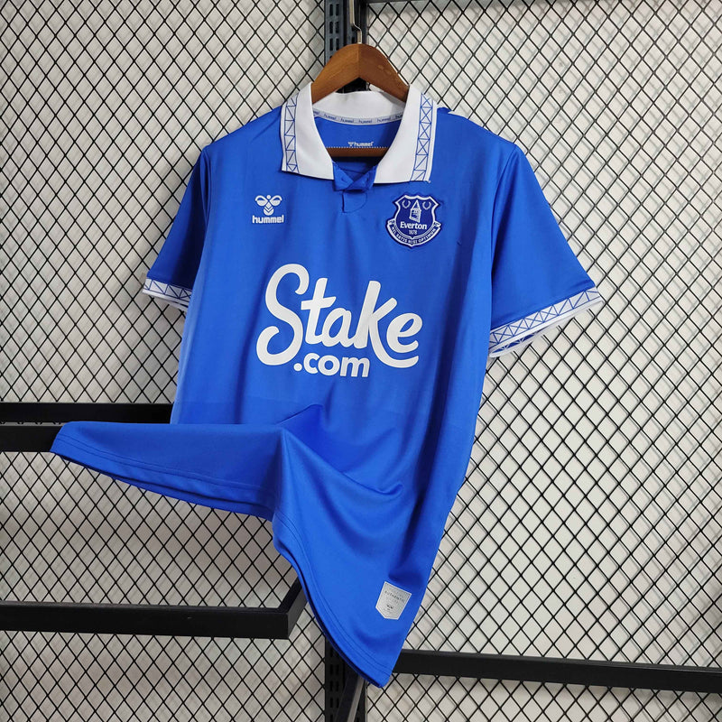 Camisa Everton II 23/24 - Torcedor Hummel - Azul