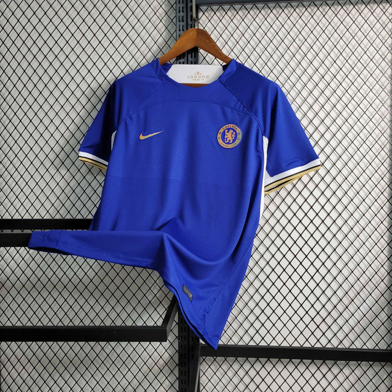 Camisa Chelsea I 23/24 - Torcedor Nike - Azul