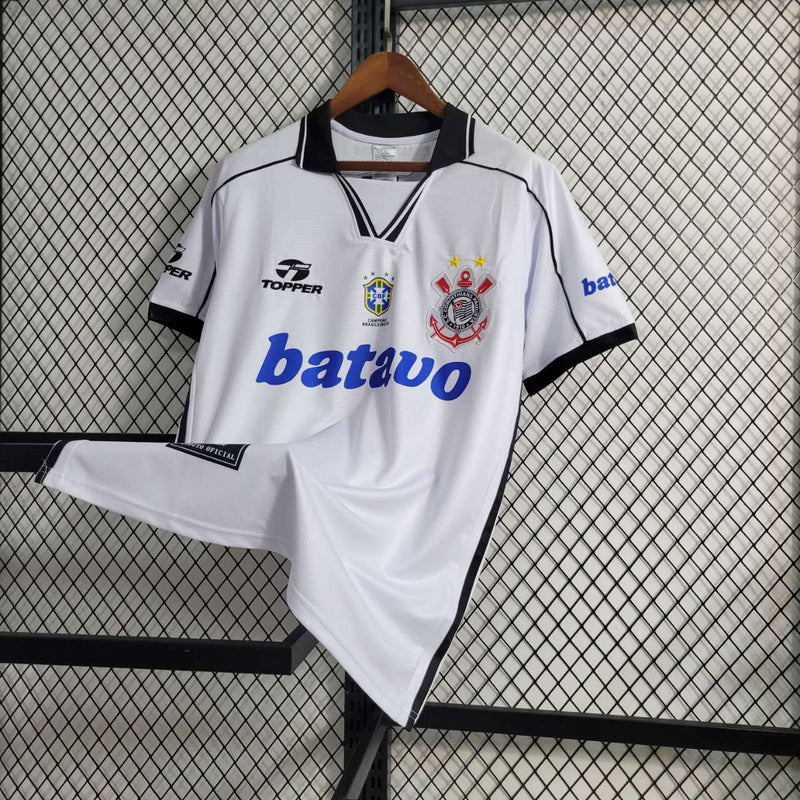 Retrô Camisa Corinthians 99/00 - Torcedor Topper - Branca