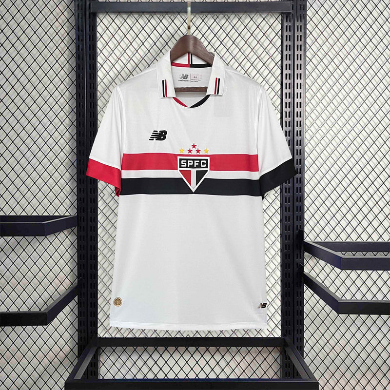 Camisa São Paulo I 24/25 - Torcedor New Balance - Branca