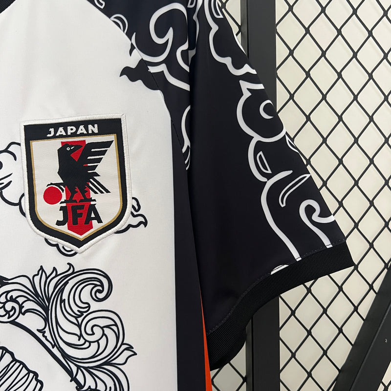 Camisa Seleção Japão 24/25 - Edição Especial Adidas - Branca e Preta