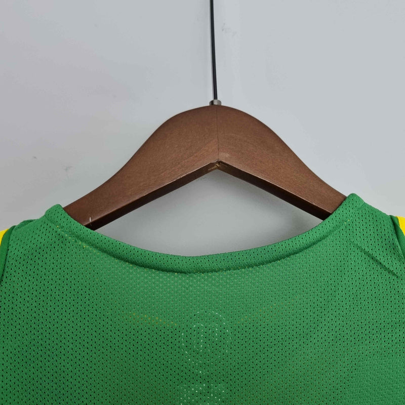 Retrô Camisa Seleção Brasileira I 2004 - Torcedor Nike - Amarela