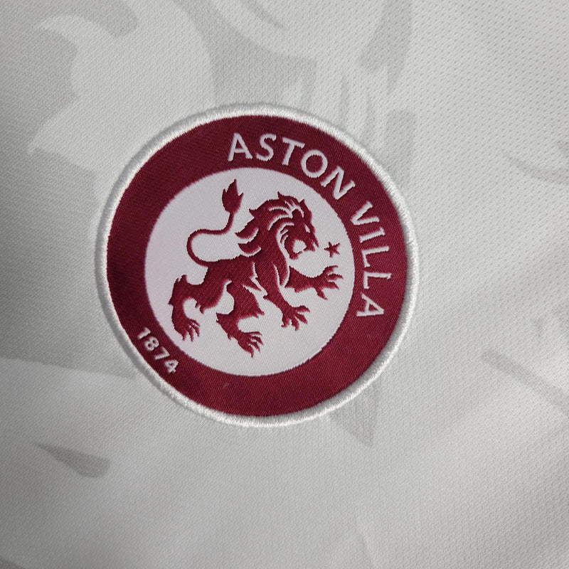 Camisa Aston Villa II 23/24 - Torcedor Castore - Branca