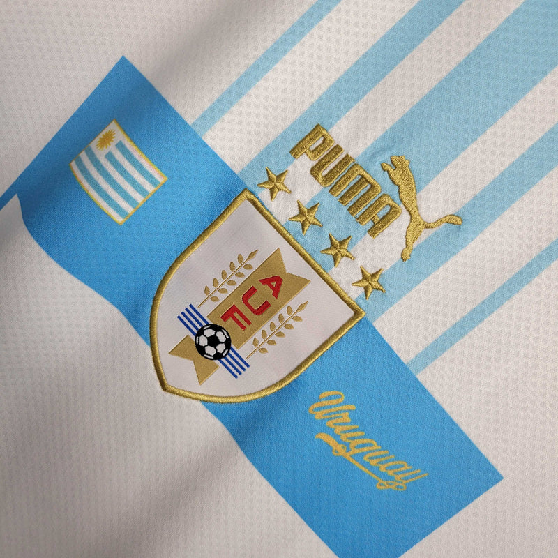 Camisa Seleção Uruguai II 22/23 - Torcedor Puma - Branca