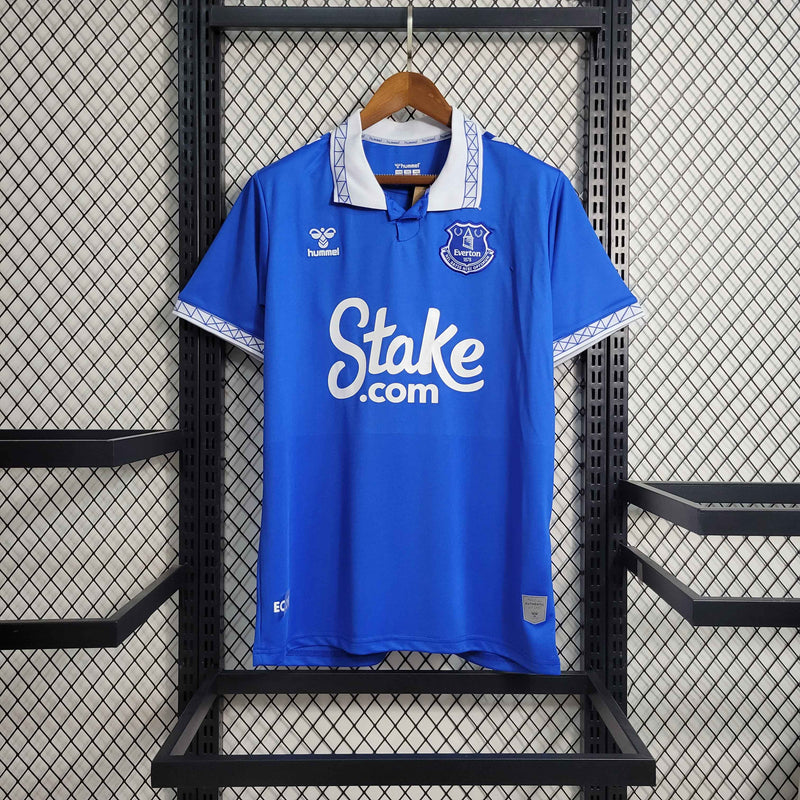 Camisa Everton II 23/24 - Torcedor Hummel - Azul