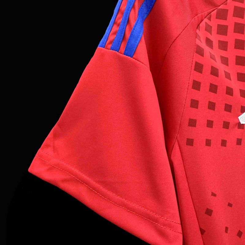 Camisa Seleção Chile I 24/25 - Torcedor Adidas - Vermelha