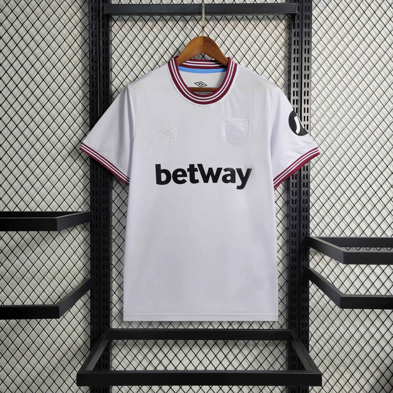 Camisa West Ham II 23/24 - Torcedor Umbro -Branca