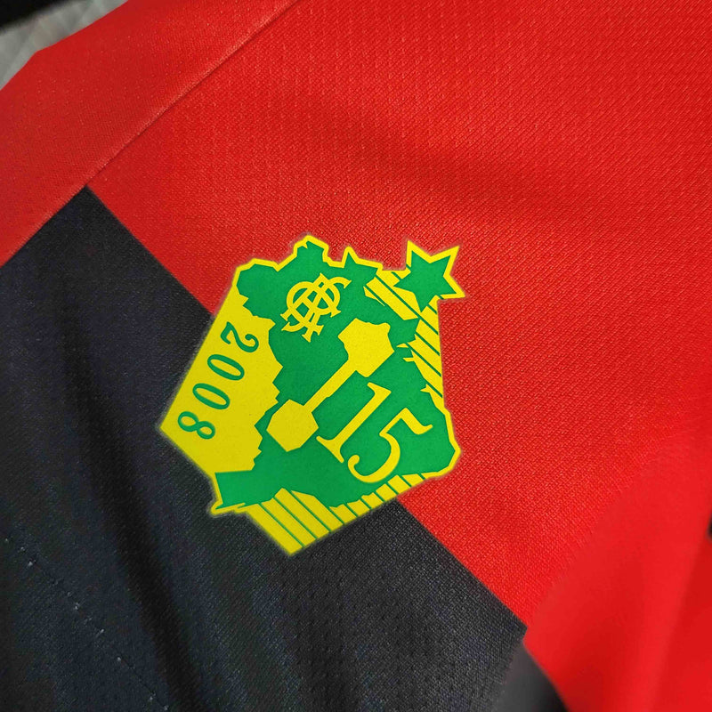 Camisa Sport Recife I 23/24 - Torcedor Umbro - Vermelha e Preta