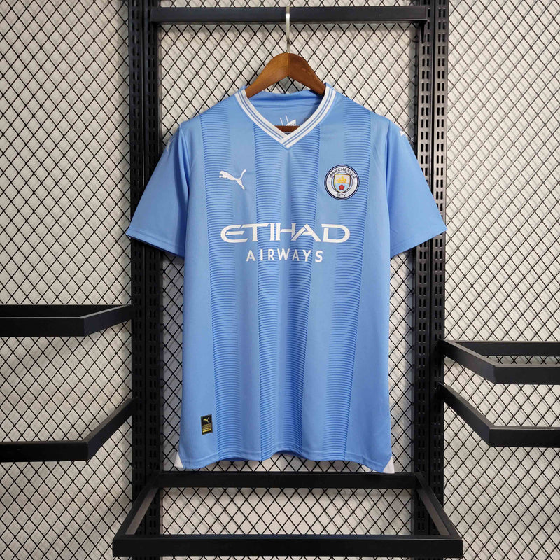 Camisa Manchester City I 23/24 - Torcedor Puma - Azul