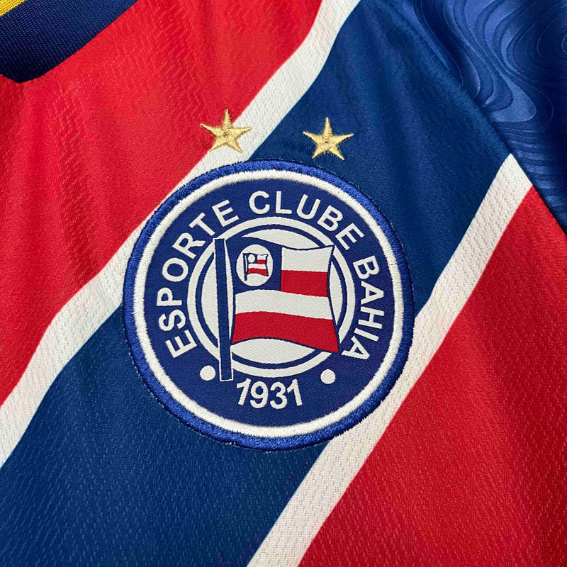 Camisa Bahia II 24/25 - Torcedor Esquadrão - Azul e Vermelha