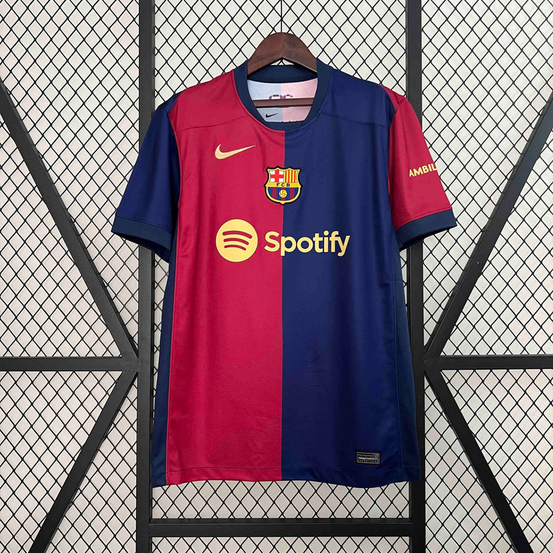 Camisa Barcelona I 24/25 - Torcedor Nike - Azul e Grená