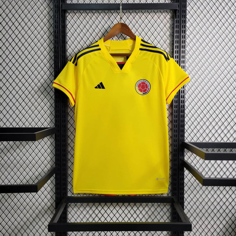 Camisa Seleção Colômbia I 23/24 - Torcedor Adidas - Amarela