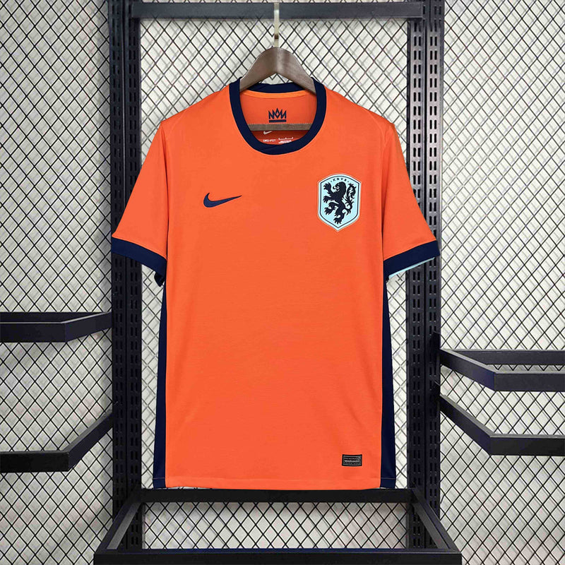 Camisa Seleção Holanda I 24/25 - Torcedor Nike - Laranja