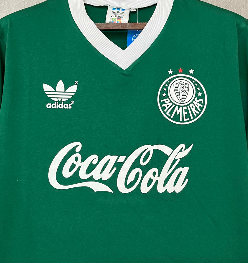 Retrô Camisa Palmeiras 90/91 - Torcedor Adidas - Verde