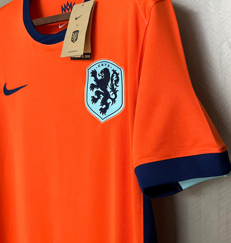 Camisa Seleção Holanda I 24/25 - Torcedor Nike - Laranja