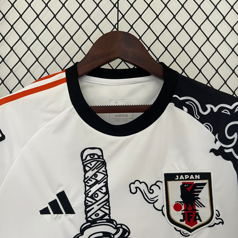 Camisa Seleção Japão 24/25 - Edição Especial Adidas - Branca e Preta