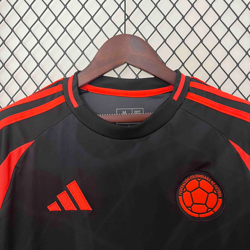 Camisa Seleção Colômbia II 24/25 - Torcedor Adidas - Preta