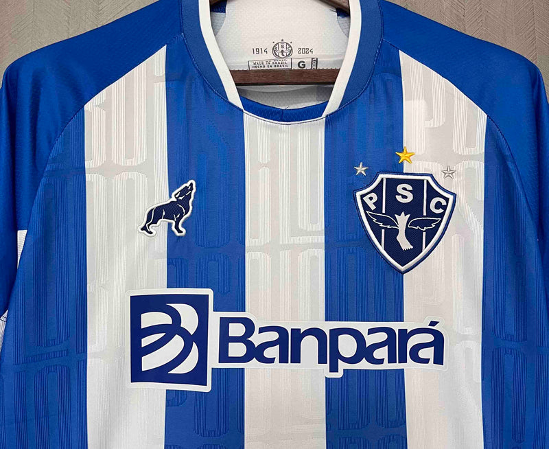 Camisa Paysandu I 24/25 - Torcedor Lobo - Azul e Branca