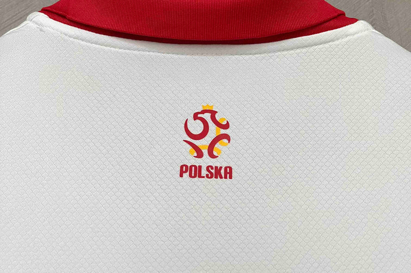 Camisa Seleção Polônia I 24/25 - Torcedor Nike - Branca