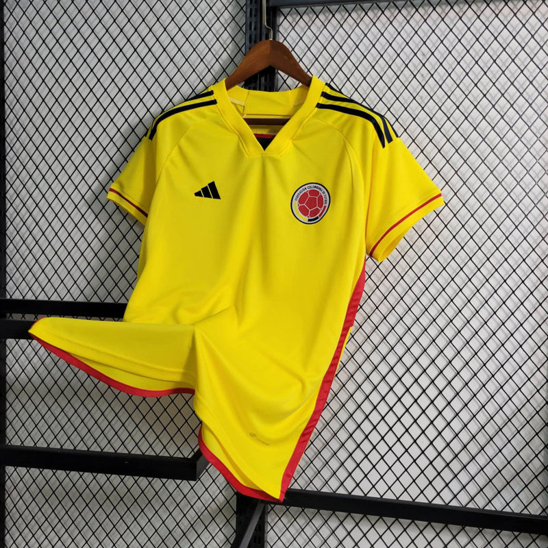 Camisa Seleção Colômbia I 23/24 - Torcedor Adidas - Amarela