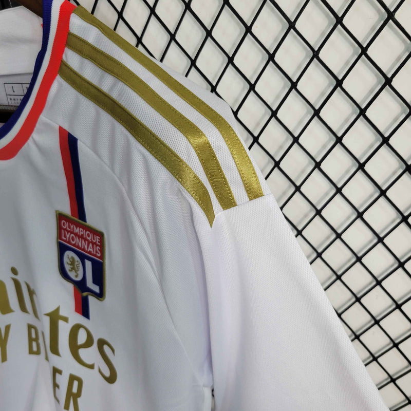 Camisa Lyon I 23/24 - Torcedor Adidas - Branca