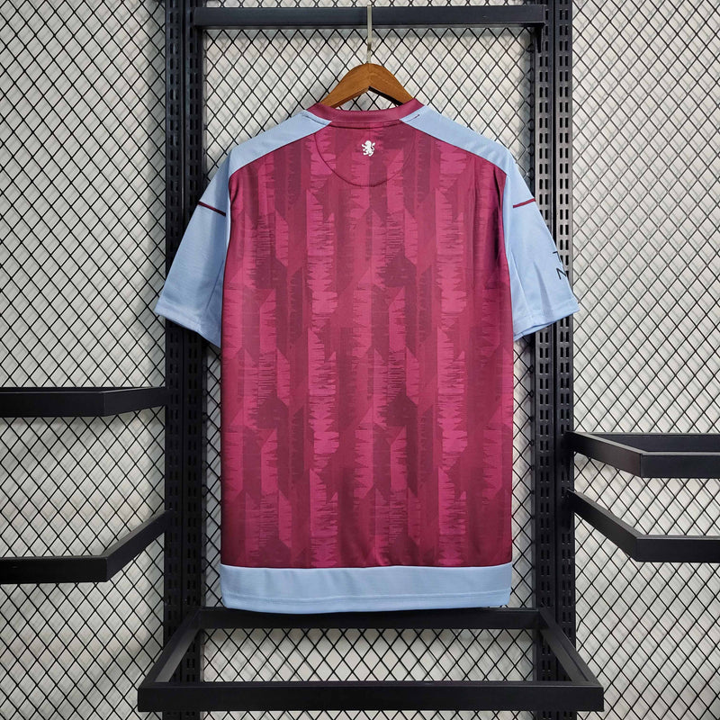 Camisa Aston Villa I 23/24 - Torcedor Castore - Vinho