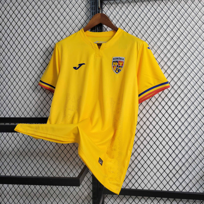 Camisa Seleção Romênia I 23/24 - Torcedor Joma - Amarela