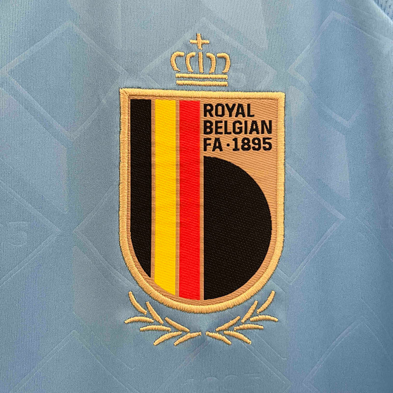 Camisa Seleção Bélgica I 24/25 - Torcedor Adidas - Azul