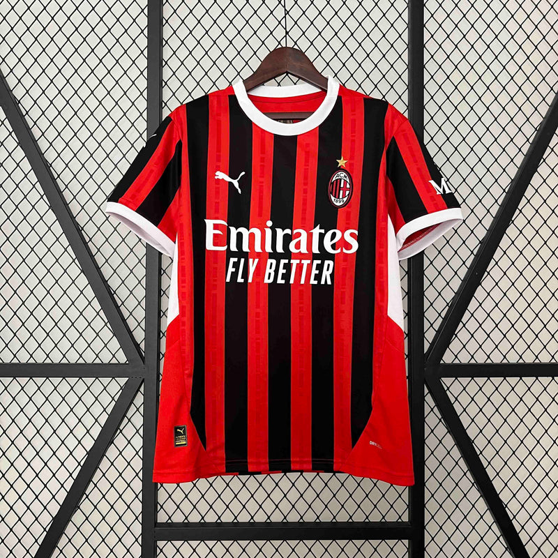 Camisa AC Milan I 24/25 - Torcedor Puma - Vermelha