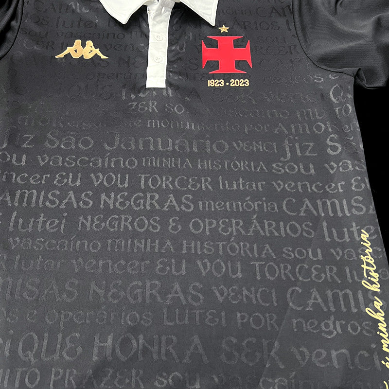 Camisa Vasco II 23/24 - Torcedor Kappa - Preta