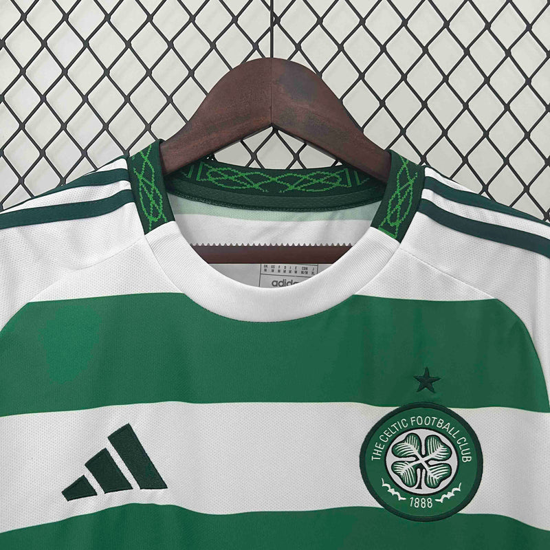 Camisa Celtic I 24/25 - Torcedor Adidas - Verde