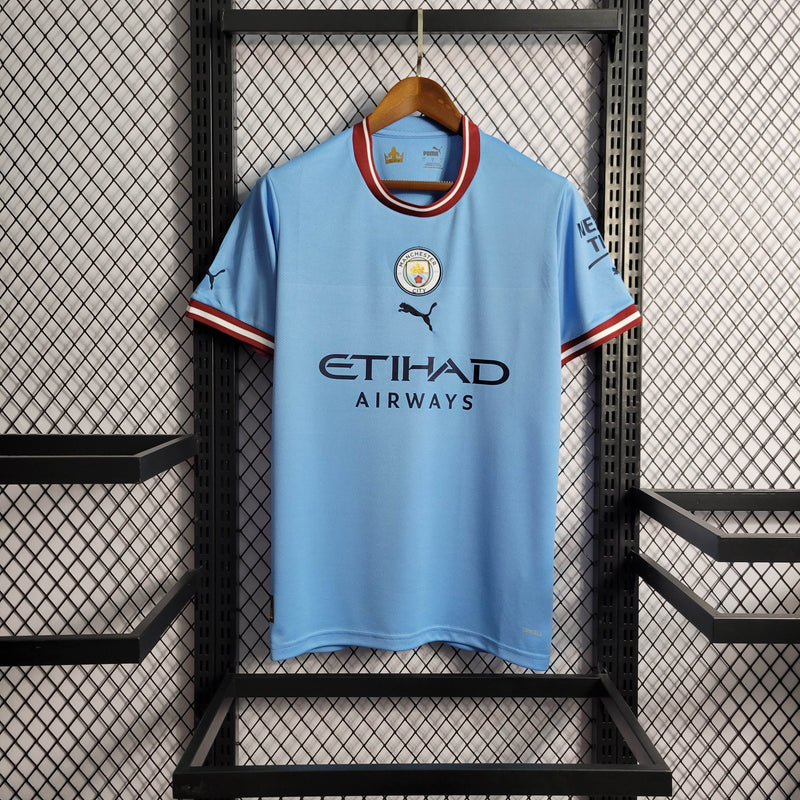 Camisa Manchester City I 22/23 - Torcedor Puma - Azul