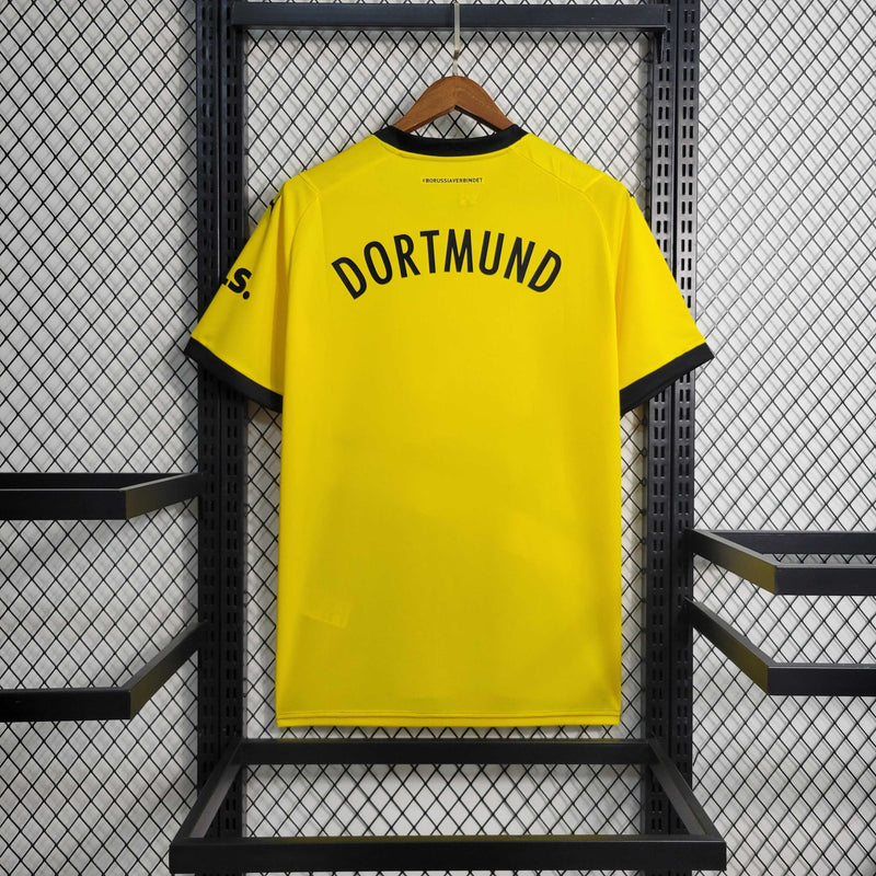 Camisa Borussia Dortmund I 23/24 - Torcedor Puma - Amarela