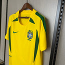 Retrô Camisa Seleção Brasileira I 2002 - Torcedor Nike - Amarela
