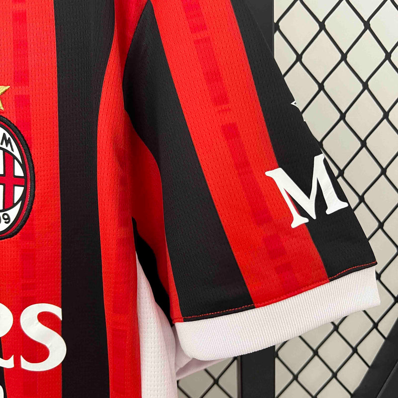 Camisa AC Milan I 24/25 - Torcedor Puma - Vermelha