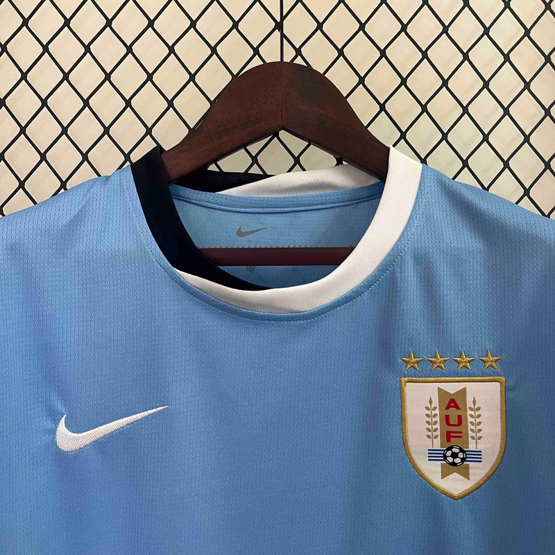 Camisa Seleção Uruguai I 24/25 - Torcedor Nike - Azul