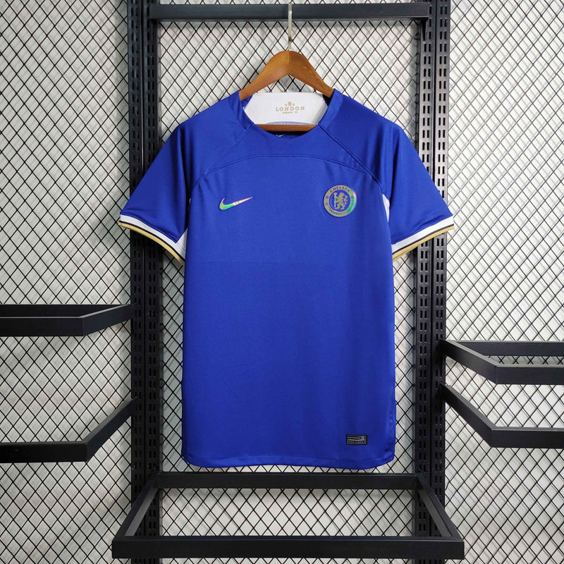 Camisa Chelsea I 23/24 - Torcedor Nike - Azul