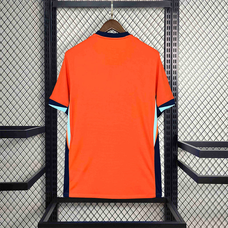 Camisa Seleção Holanda I 24/25 - Torcedor Nike - Laranja