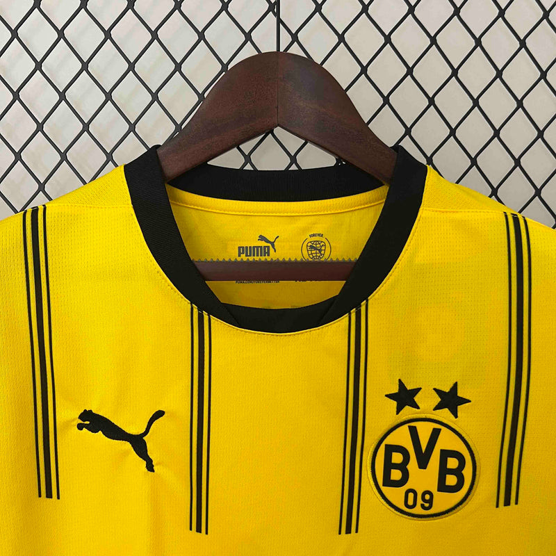 Camisa Borussia Dortmund I 24/25 - Torcedor Puma - Amarelo