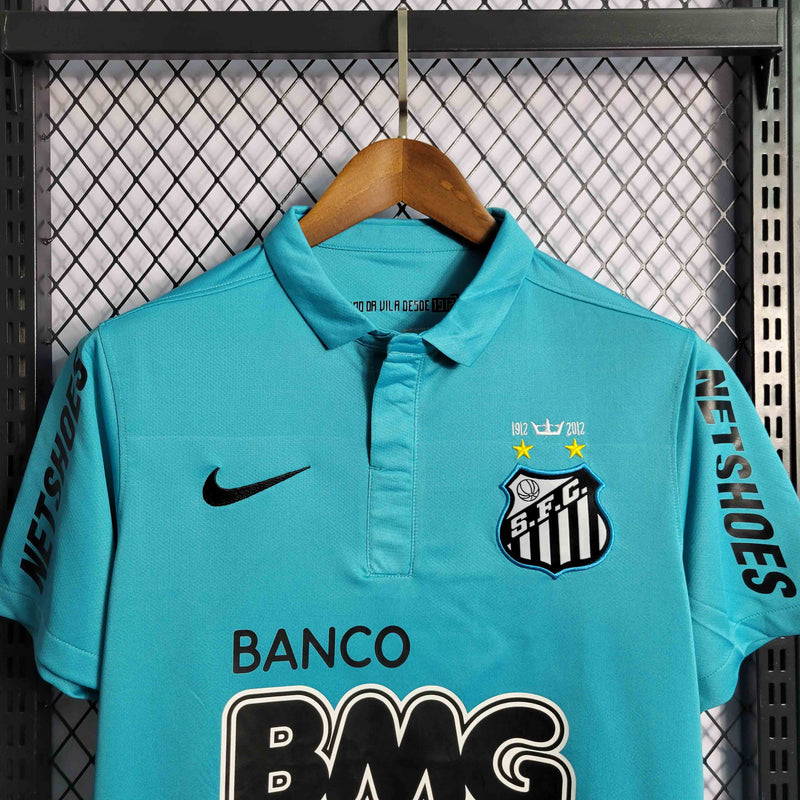 Retrô Camisa Santos 12/13 - Torcedor Nike - Azul