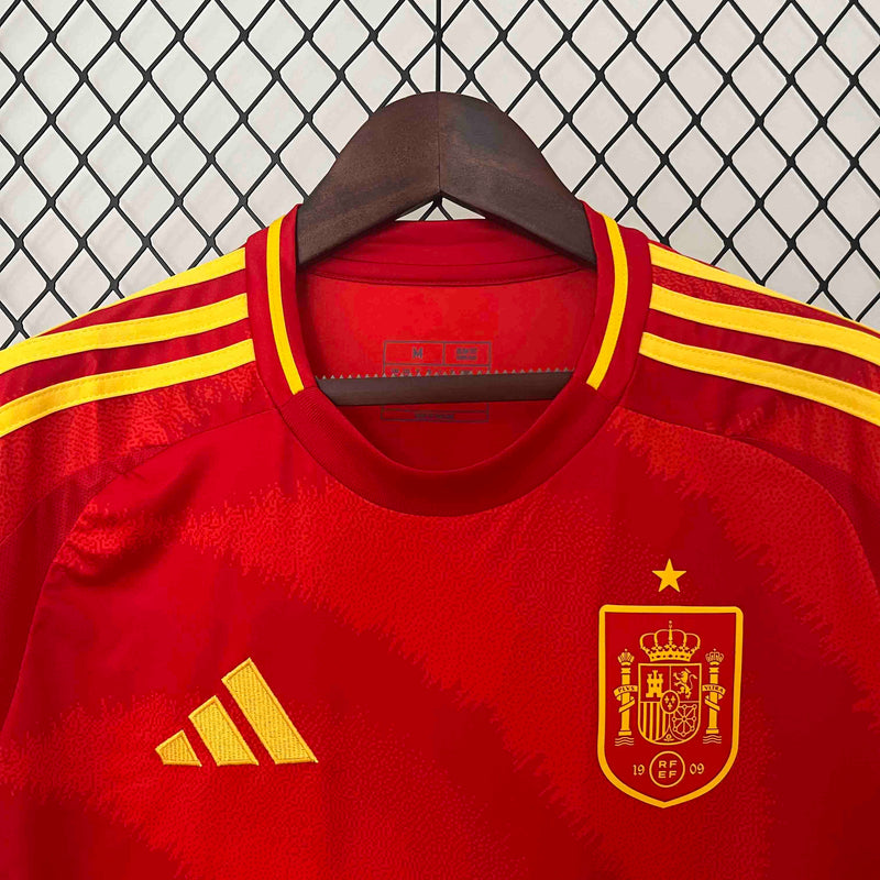 Camisa Seleção Espanha II 24/25 - Torcedor Adidas - Vermelha